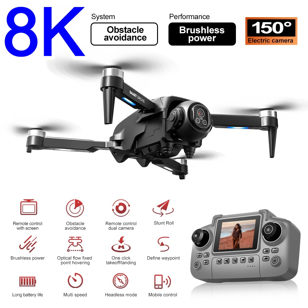 Fpv Drone Motor - Borstelloze 8K drone met HD 150