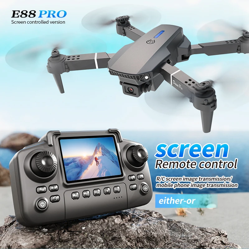 Fpv Drone Camera - Professionele E88 PRO Drone met scherm