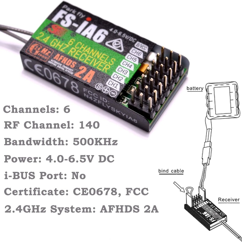 Flysky FS-IA6 Ontvanger 6CH Du - Fpv Drone Antenna recensie en prijs