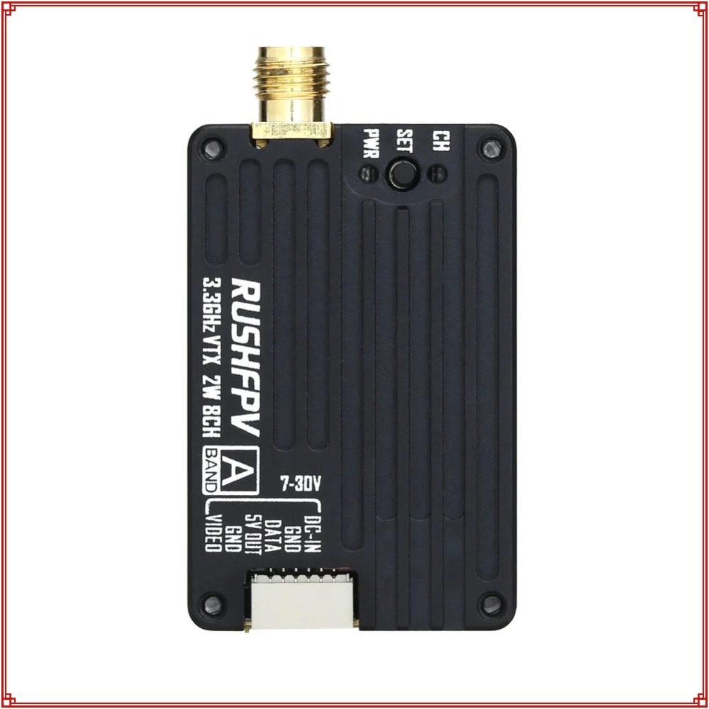 2026 Nieuwe RUSHFPV 3.3G 2W VT - Fpv Drone Antenna recensie en prijs