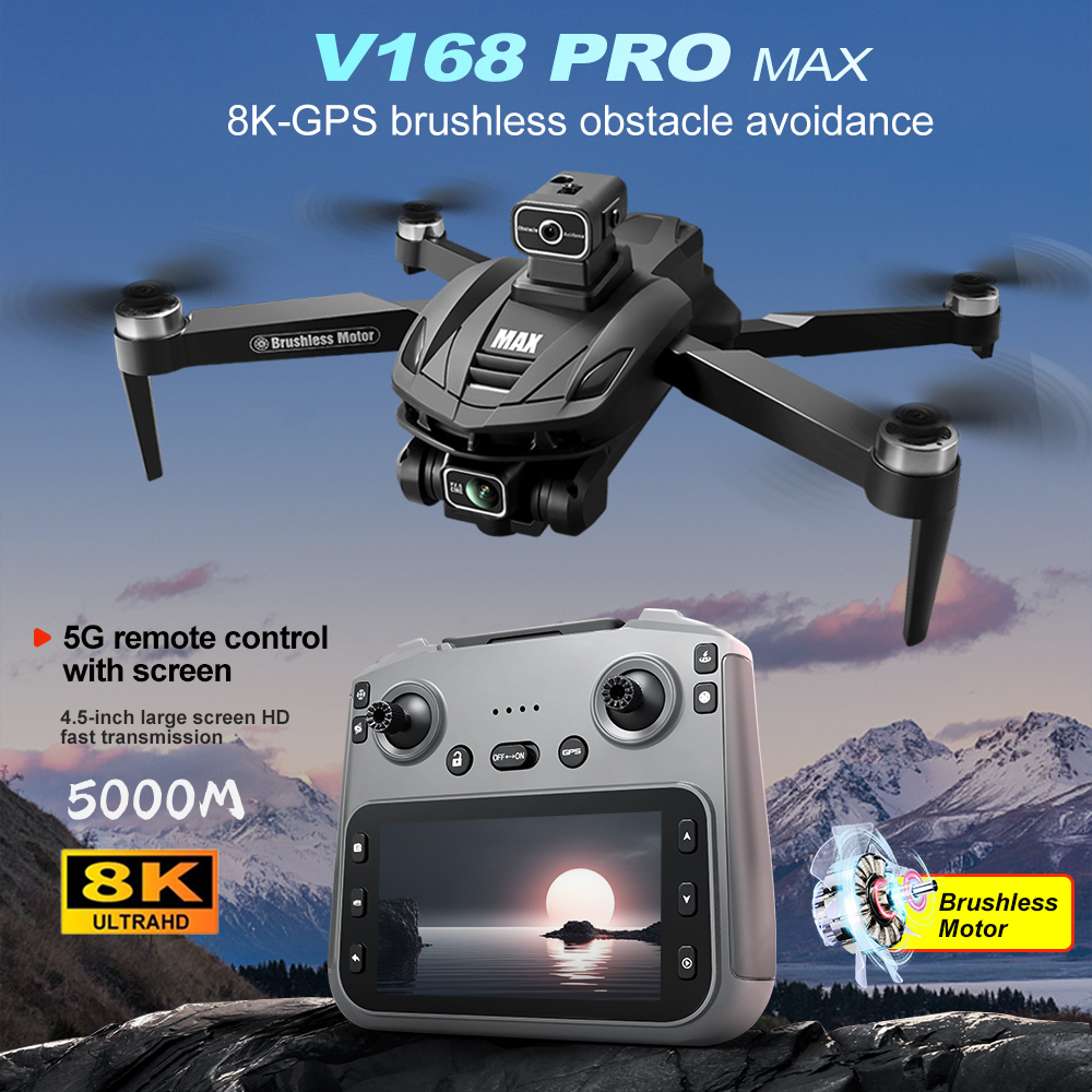 V168 PRO Max GPS Drone 8K Prof - Fpv Drone Charger recensie en prijs