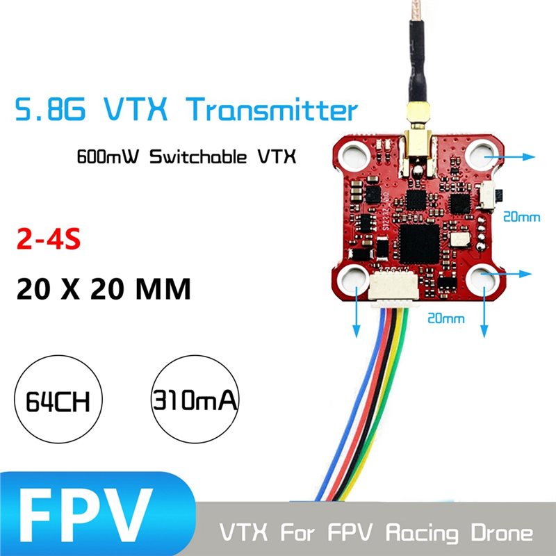 B27B MINI008 VTX 64CH 5.8G ana - Fpv Drone Vtx recensie en prijs